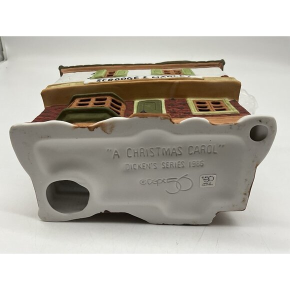Dept. 56 Dickens' Village Series Scrooge and Marley Counting House Christmas - Picture 11 of 12